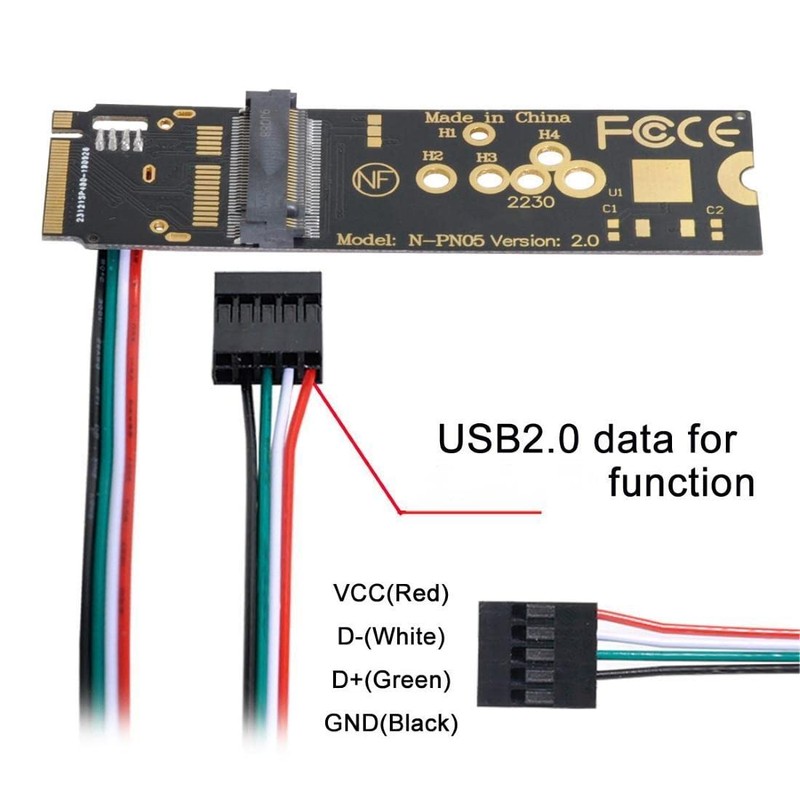 chenyang CY NGFF Key-A/E Wireless Card to PCI-E M.2 NGFF