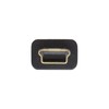 InLine 31810F USB 2.0 Flachkabel, USB A Stecker an Mini-B