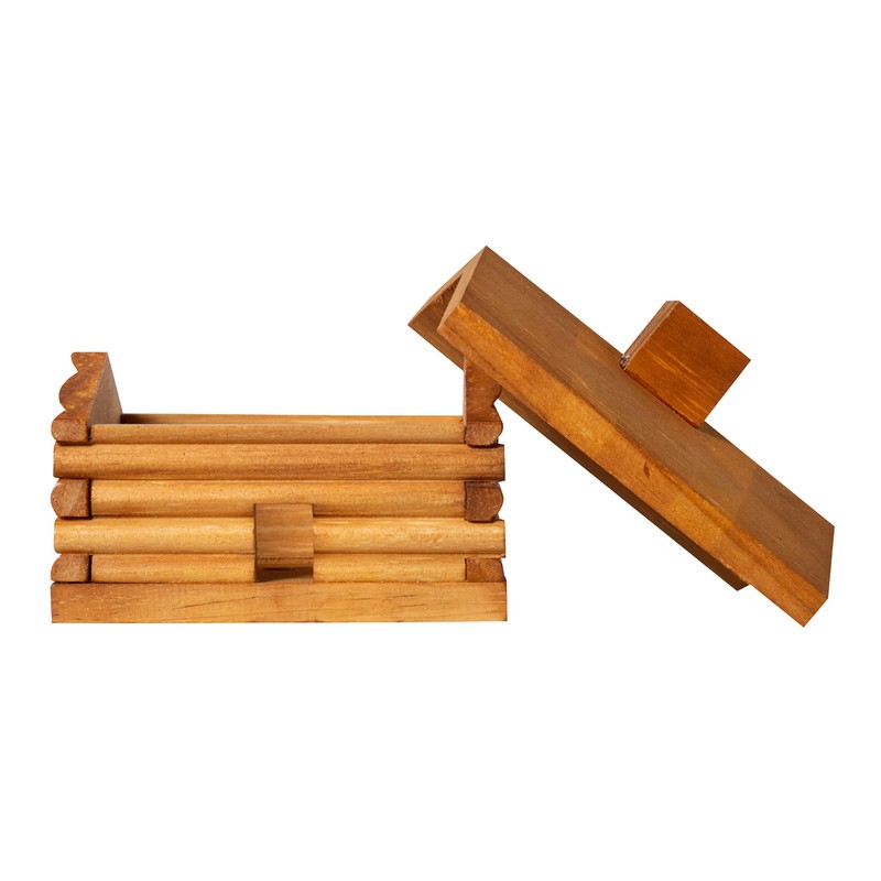 medium Log Cabin Cedar Incense Burner comes with 10 cedar