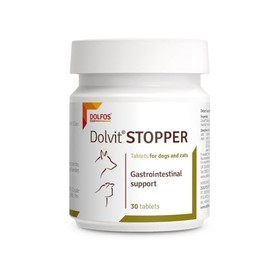 Dolvit Stopper 30 tablets Gastrointestinal Support for Cats Dogs