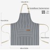 Riqiaqia Pack of 2 women's cooking apron, kitchen apron with