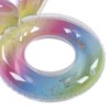 Swimming Ring Sparkling Sequins Rainbow Gradient Wings Swimming Ring Summer