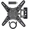 VideoSecu ML531BE2 TV Wall Mount kit with Free Magnetic Stud
