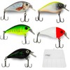 Zite Fishing Wobbler Set – 5 Crank Bait Artificial Bait