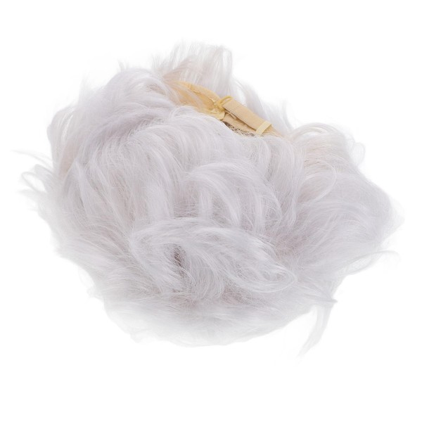 VICASKY Grandmother Wig for Women Short Grey Synthetic Hair Elderly