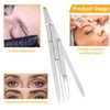 GAESHOW Tattoo Eyebrow Ruler, Microblading Tattoo Eyebrow Ruler, Golden Cut,