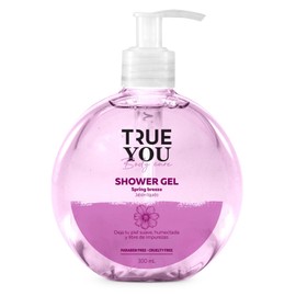 TRUE YOU Shower Gel Spring Breeze with Natural Extracts Vitamin E and Calendula 10.14 fl.oz.
