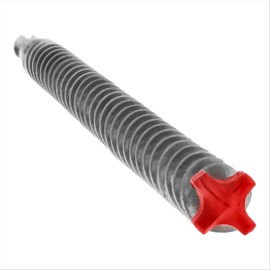 Diablo Amped Rebar Demon SDS-Plus 4-Cutter Full Carbide Head Dust Extraction Hammer Drill Bit - 5/8" Diameter, 22" Length, 16" Working Length - DMAPLA4520