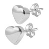 Materia # Small Heart Stud Earrings Children's Earrings 4x4 mm,