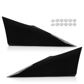 CROSSDESIGN Rear Quarter Moldings Assembly Left and Right Compatible with Toyota Prius 2016-2021 Black 62505-47012, 62506-47012