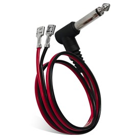 003-8566-049 Replacement 1/4-Inch Internal Speaker Cable for Fender Amp Speaker Cable Right Angle TS Plug 13.5 Length Compatible with Blues Junior Twin Reverb Hot Rod Deluxe & More