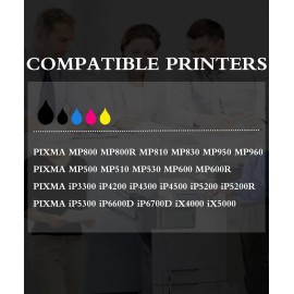 For CANON 8PK PGI5 CLI8 PGI-5 CLI-8 Ink Cartridge for IP4500 IX4000 IX5000 Printer