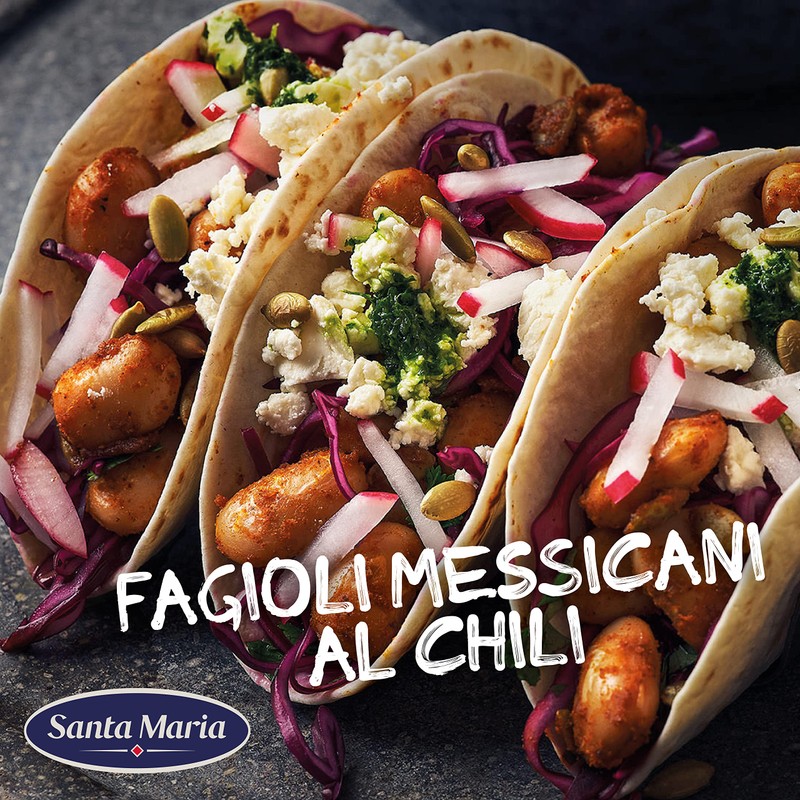 Santa Maria Tex Mex Mexican style Chili Beans Medium 410