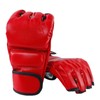 Adult Boxing Gloves Half Finger Open Palm Gloves for Kickboxing