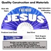 Yall Need Jesus Large Bamboo Folding Clack Hand Fan for