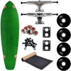 Moose Longboard Complete 9.75" x 36.75" Kicktail (Green)
