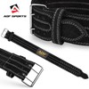 AQF Weight Lifting Nubuck Leather Powerlifting Belt Back Support –