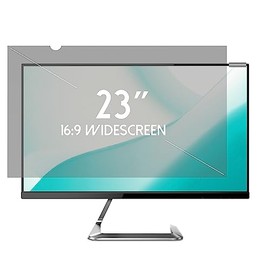 ANBAC 23 Inch Desktop Privacy Screen Shield for 16:9 Wide Monitor - Anti Glare Computer Privacy Screen Cover | Blue Light Blocking Screen Protector | Scratch Resistant UV Filter | Attachment Type