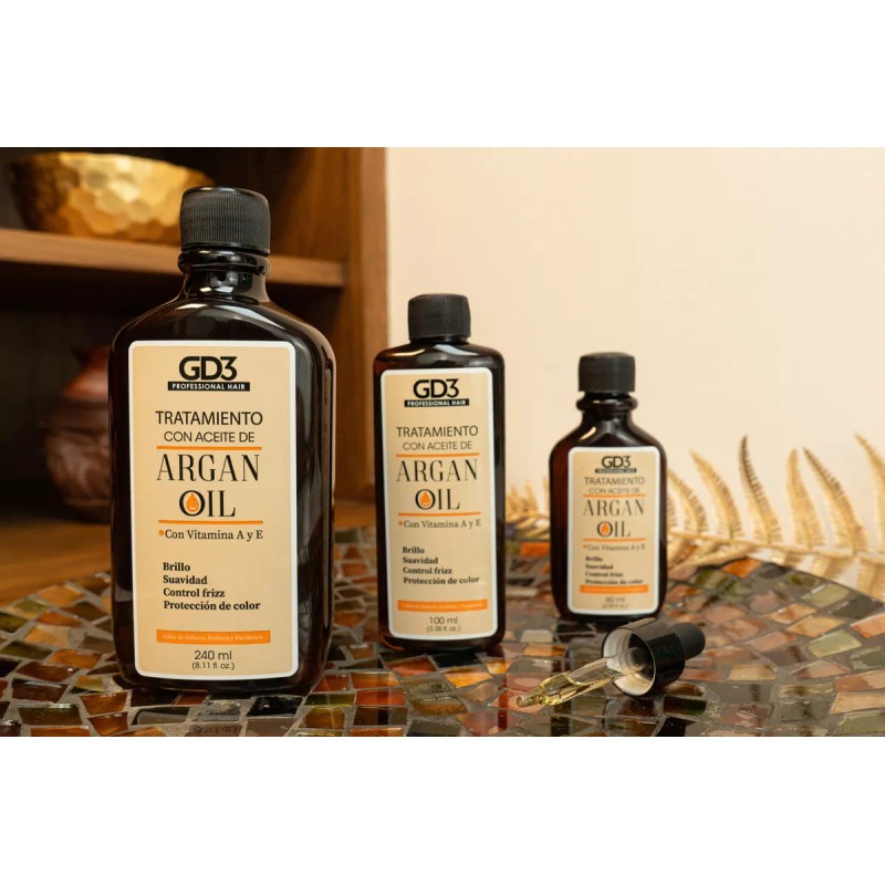 GD3 Prepack 3 Piezas: Shampoo, Acondicionador Y Aceite