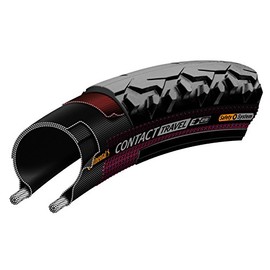 Continental Contact Travel ETRTO (42-622) 26 x 1.75 Fold Bike Tires, Black