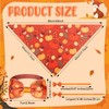 Sanwuta 100 Pcs Fall Dog Bandanas and Collar Bow Ties