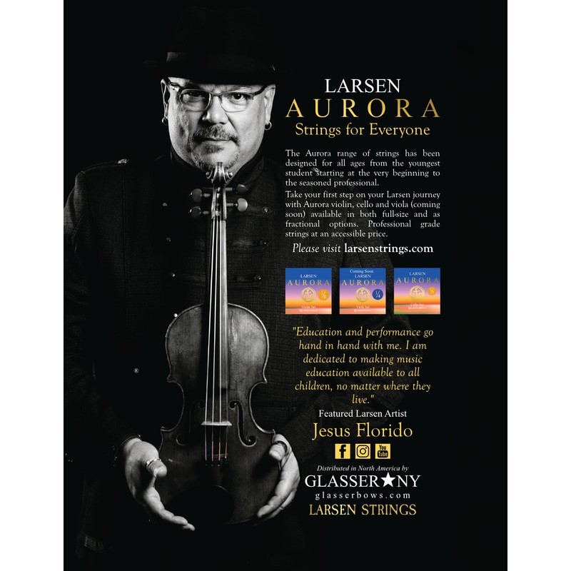 LARSEN Strings Aurora Cello Strings Medium C 1/16 Medium