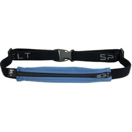 SPIbelt Large Pocket Running Belt for Adults, Expandable Pocket, Adjustable Waist, No Bounce, Steel Blue, Steel Blue, X-Large