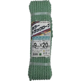 yutaka kara-torakkuro-pu 9 mm X 20 m Green CTR – 203 Truck Rope