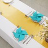 Horbaunal 24 Pack Yellow Gold Satin Table Runner 12 x