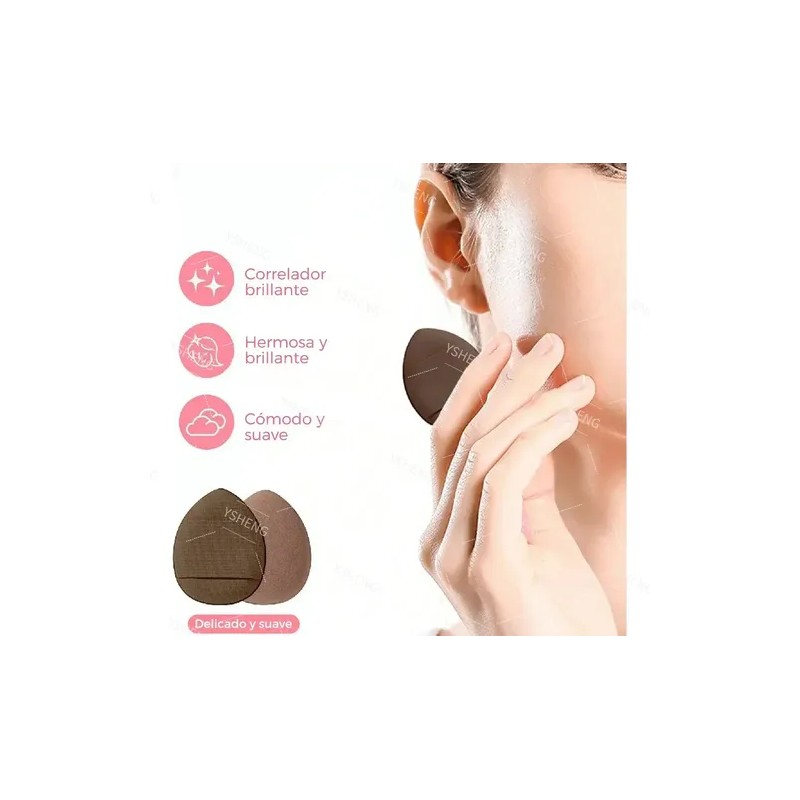 42 Pcs Brochas Maquillaje Profesional Esponjas Neceseres