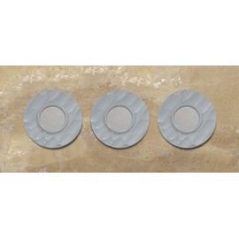 My Home Set of 3 Wall Mirrors, White