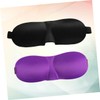 TOVINANNA 2Pcs Contoured Sleep Mask Adjustable Eye Cover for Comfortable