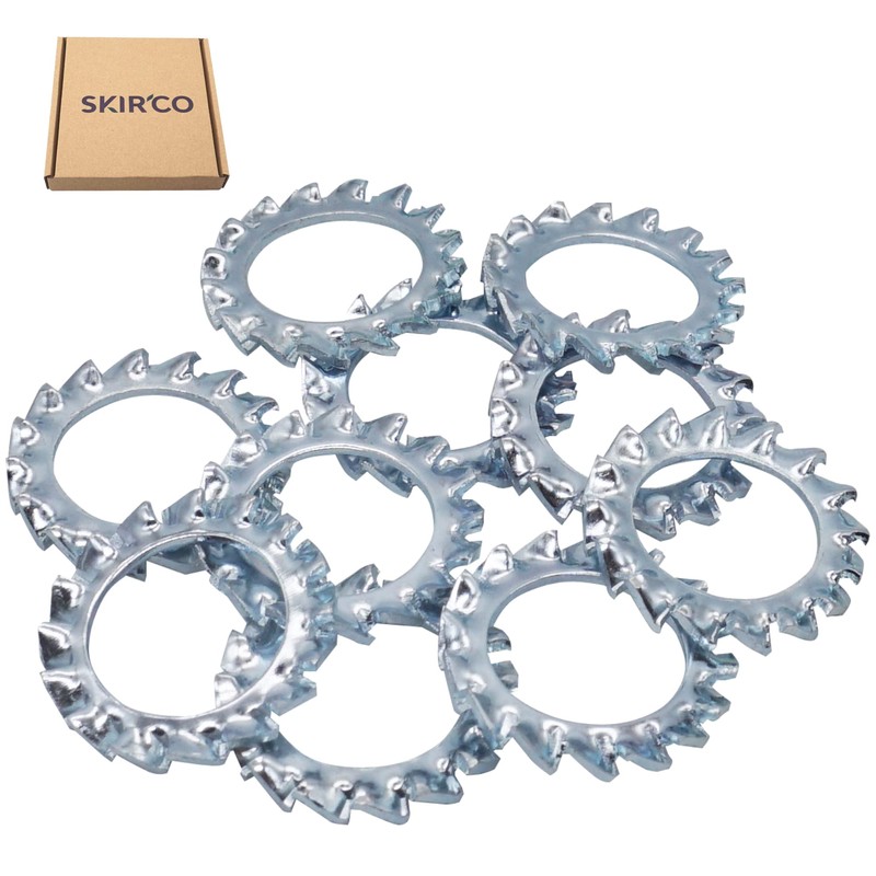 SKIR'CO (Pack of 50) Galvanised Flap Washers M10 External Locking
