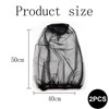 2pcs Mosquito Head Net Mesh Hat, Midge Nets For Head,