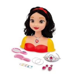 Grandi Giochi - GG02998 Princess Styling Head Snow White with Accessories