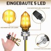 4 Pcs Motorcycle Turn Signals LED Mini Indicators Universal 12V