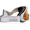 Uvex F 2 Ski Goggles One Size silver metallic shiny