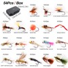 Trout Fly Fishing Flies Assortment 54pcs Dry Nymph Flys Sanjuan