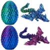 NINGYER Pack of 2 3D Dragons, 3D Printed Dragon, 3D