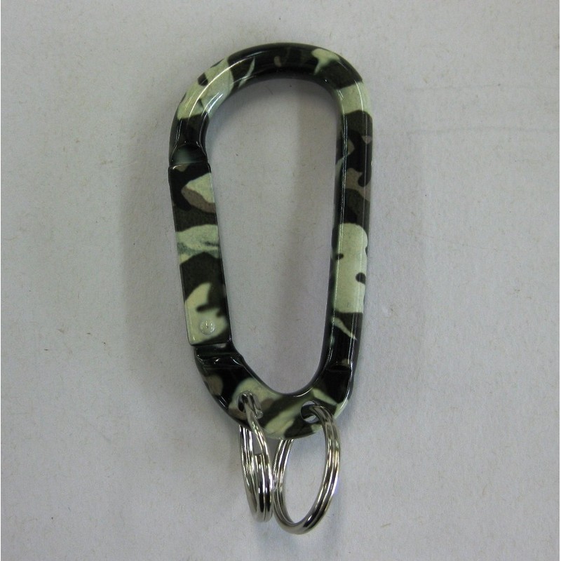 Bar Tex (Vertex) Carabiner & Key Ring 6 mm Camouflage