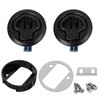 2 Pack Boat Slam Latch 2" Zinc Alloy RV Flush