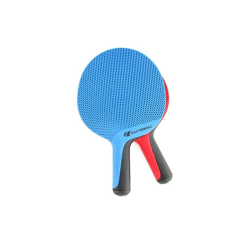 Cornilleau CORNILLEAUSoftbat Eco Design Tischtennisschläger (Set von 2), rot/blau, Einheitsgröße