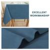 FantasDecor Rectangle Linen Table Clothes for Rectangular Tables Wrinkle Resistant