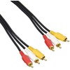 Convert Meijin Video Cable [Yellow (Video Video)+Red/White (Stereo Audio)] [1.8m]