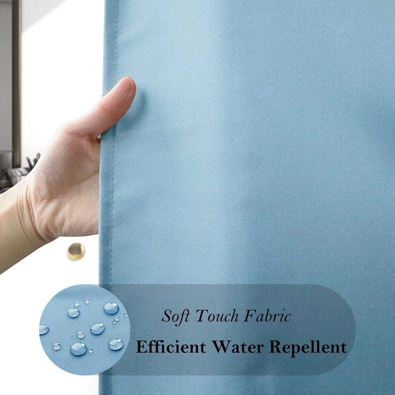 AooHome 72x96 inch Fabric Shower Curtain Liner, Waterproof Extra Long