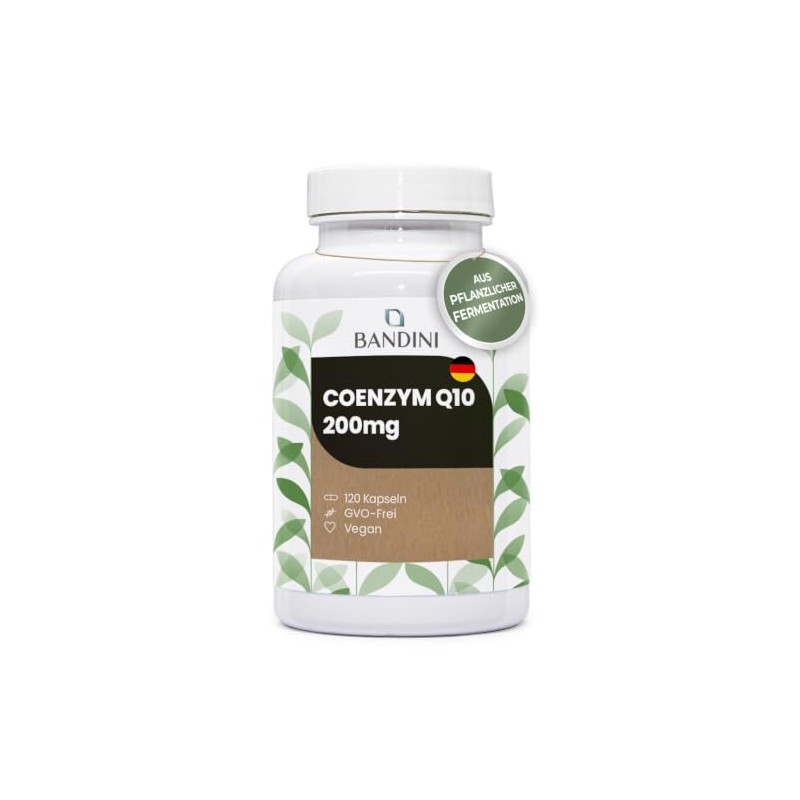 Bandini Coenzyme Q10-120 High Dose Capsules with 200 mg per