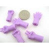 6pcs of Purple Knitting Needles Point Protectors Needle Point Tip