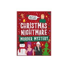 Gift Republic Christmas Nightmare Murder Mystery Board Game - Perfect for Family & Friends 12 Characters Fun Party Game Kit