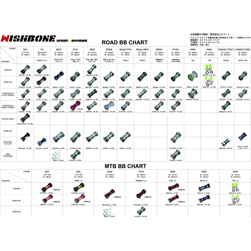 WISHBONES bb386 °F bb386evorotor 3d + 3d Flow Crank for
