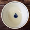 Kutani Ware Rice Bowl, Stylish Dish, Color Eggplant, Ceramic, Rice